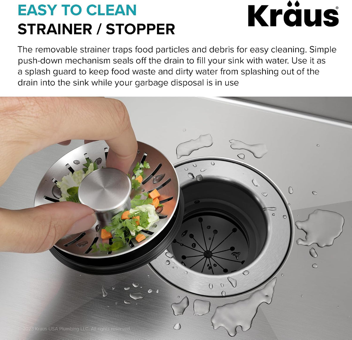 GDC-4 Garbage Disposal Strainer and Stopper