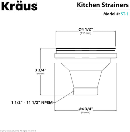 GDC-4 Garbage Disposal Strainer and Stopper