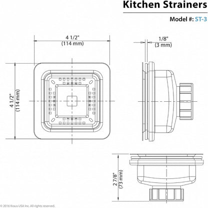 GDC-4 Garbage Disposal Strainer and Stopper