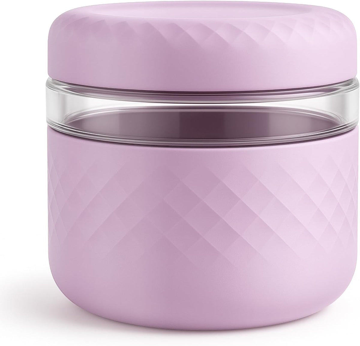 24 oz/3 Cup Glass Lunch Bowl Container with Lid, Leak & Spill Proof
