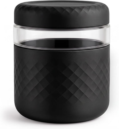 24 oz/3 Cup Glass Lunch Bowl Container with Lid, Leak & Spill Proof
