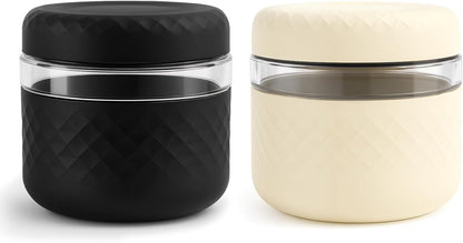 24 oz/3 Cup Glass Lunch Bowl Container with Lid, Leak & Spill Proof