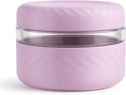 24 oz/3 Cup Glass Lunch Bowl Container with Lid, Leak & Spill Proof