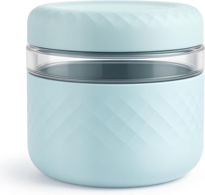 24 oz/3 Cup Glass Lunch Bowl Container with Lid, Leak & Spill Proof