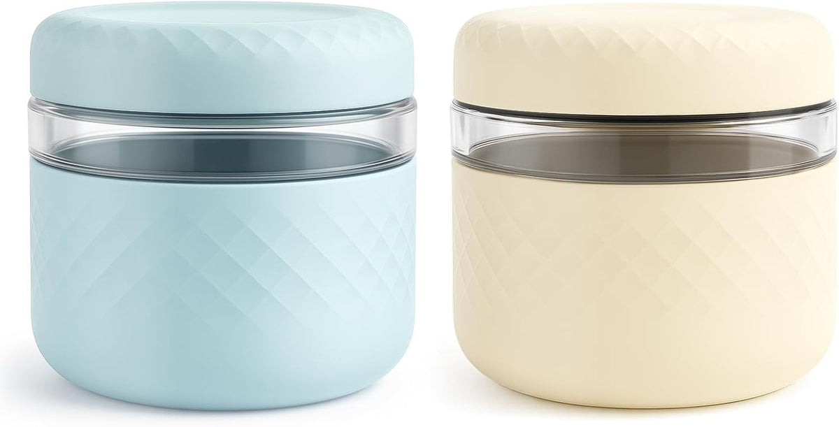 24 oz/3 Cup Glass Lunch Bowl Container with Lid, Leak & Spill Proof