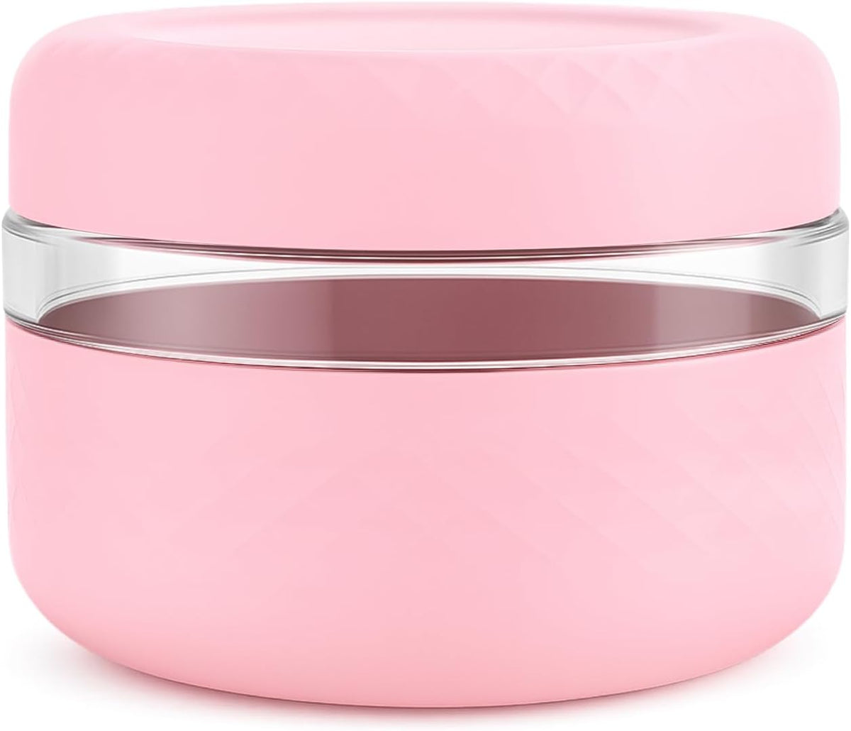 24 oz/3 Cup Glass Lunch Bowl Container with Lid, Leak & Spill Proof