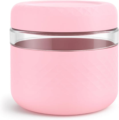 24 oz/3 Cup Glass Lunch Bowl Container with Lid, Leak & Spill Proof