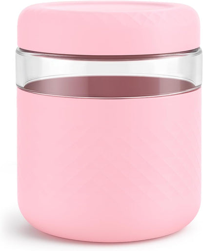 24 oz/3 Cup Glass Lunch Bowl Container with Lid, Leak & Spill Proof
