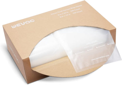 8"x12" Vacuum Sealer Bags for Food, 200 Precut Quart Bags, Keeper Box