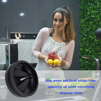 3-3/8 Inch Garbage Disposal Splash Guard, Upgraded Quiet Collar Sink Baffle Drain Plug, Replacement for InSinkErator Evolution Series Disposals. 1 PCS