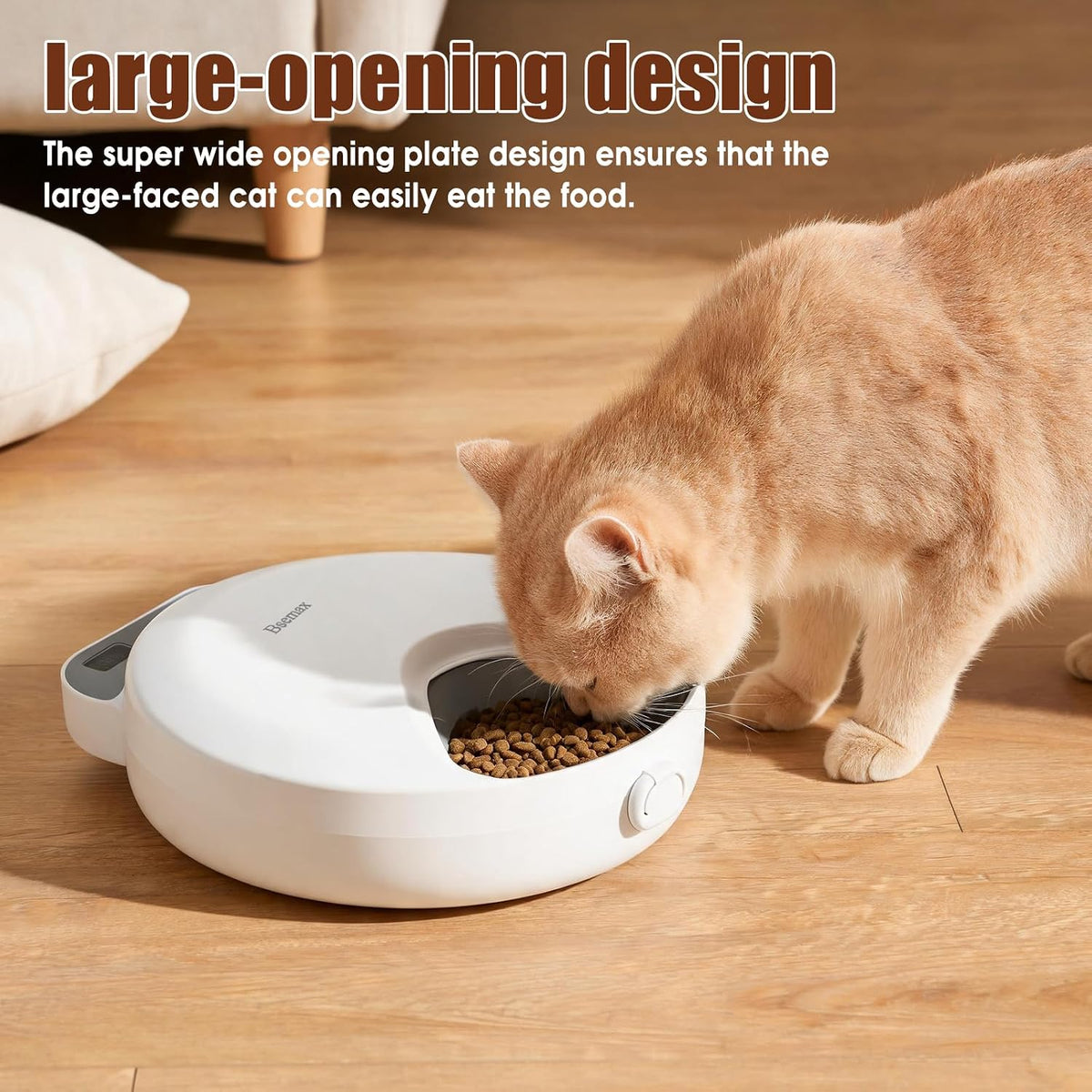 Automatic Wet Food Cat Feeder, Auto Refrigerated Wet Foods Feeder for Cats Dogs 4 Meal Timed Fresh Foods Dispenser with 2 Ice Packs Small Pet Feeders for Kitty Puppy Automatic Cat Dog Food Bowl