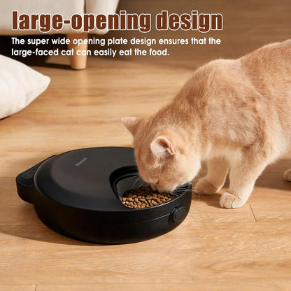 Automatic Wet Food Cat Feeder, Auto Refrigerated Wet Foods Feeder for Cats Dogs 4 Meal Timed Fresh Foods Dispenser with 2 Ice Packs Small Pet Feeders for Kitty Puppy Automatic Cat Dog Food Bowl