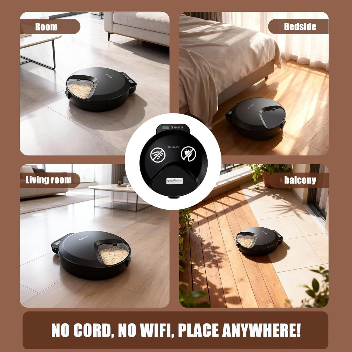 Automatic Wet Food Cat Feeder, Auto Refrigerated Wet Foods Feeder for Cats Dogs 4 Meal Timed Fresh Foods Dispenser with 2 Ice Packs Small Pet Feeders for Kitty Puppy Automatic Cat Dog Food Bowl