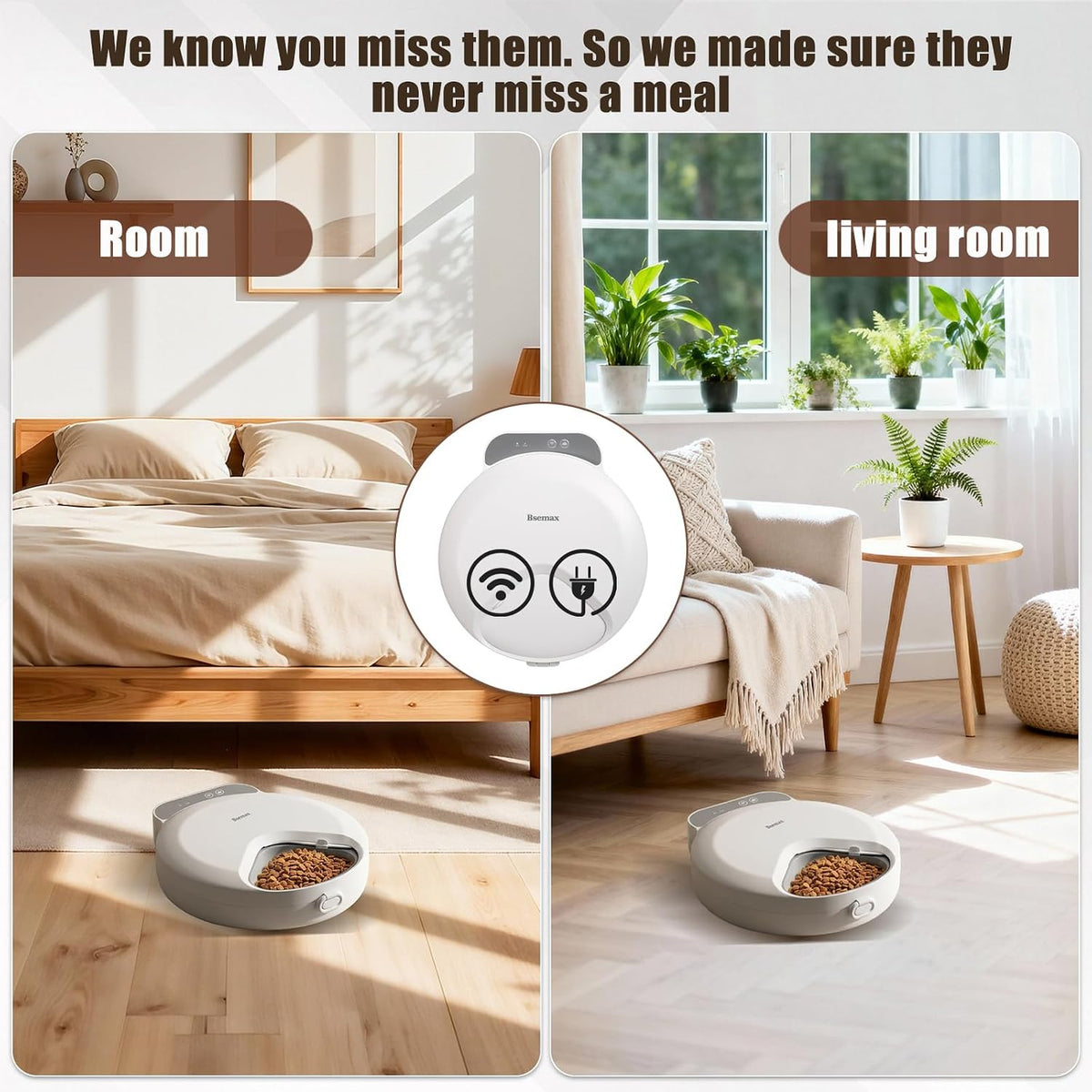 Automatic Wet Food Cat Feeder, Auto Refrigerated Wet Foods Feeder for Cats Dogs 4 Meal Timed Fresh Foods Dispenser with 2 Ice Packs Small Pet Feeders for Kitty Puppy Automatic Cat Dog Food Bowl