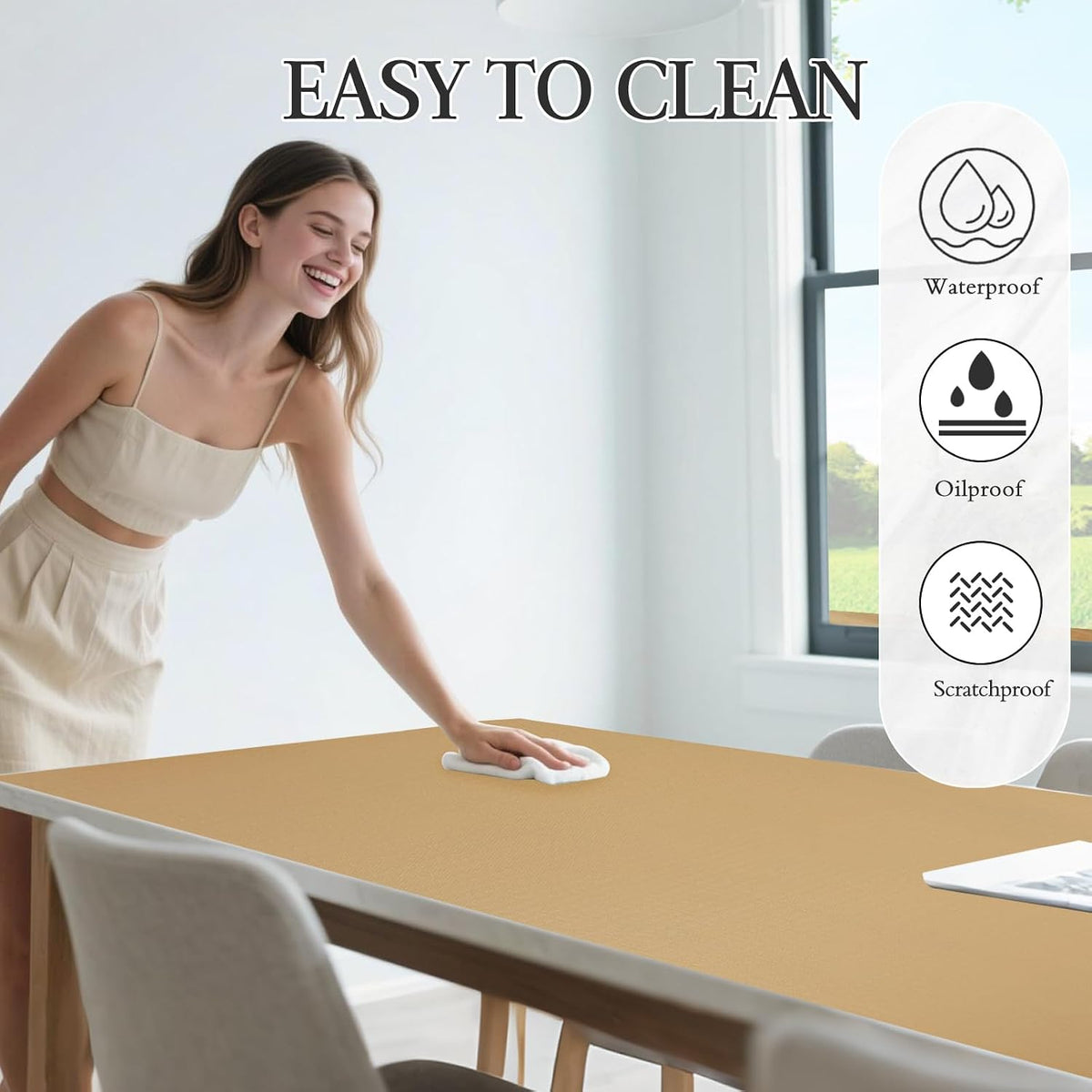 Shelf and Drawer Liner for Kitchen Cabinet Non Adhesive Non Slip