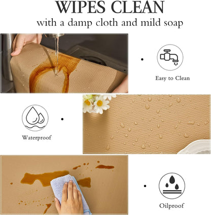 Shelf and Drawer Liner for Kitchen Cabinet Non Adhesive Non Slip