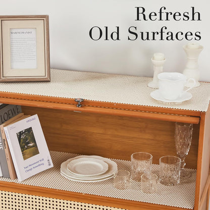 Shelf and Drawer Liner for Kitchen Cabinet Non Adhesive Non Slip