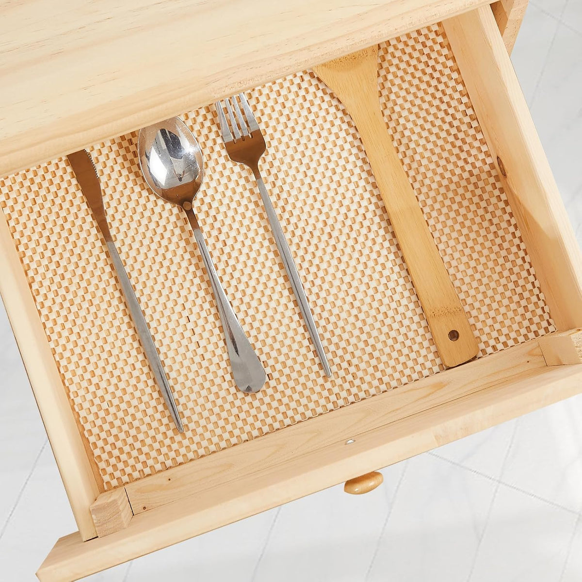 Shelf and Drawer Liner for Kitchen Cabinet Non Adhesive Non Slip
