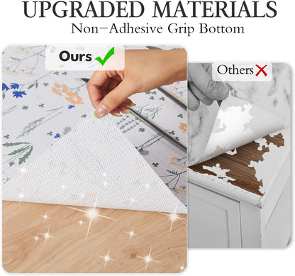 Shelf and Drawer Liner for Kitchen Cabinet Non Adhesive Non Slip