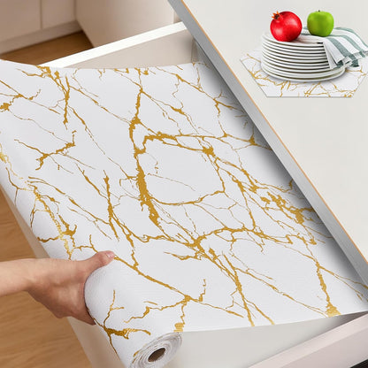 Shelf and Drawer Liner for Kitchen Cabinet Non Adhesive Non Slip