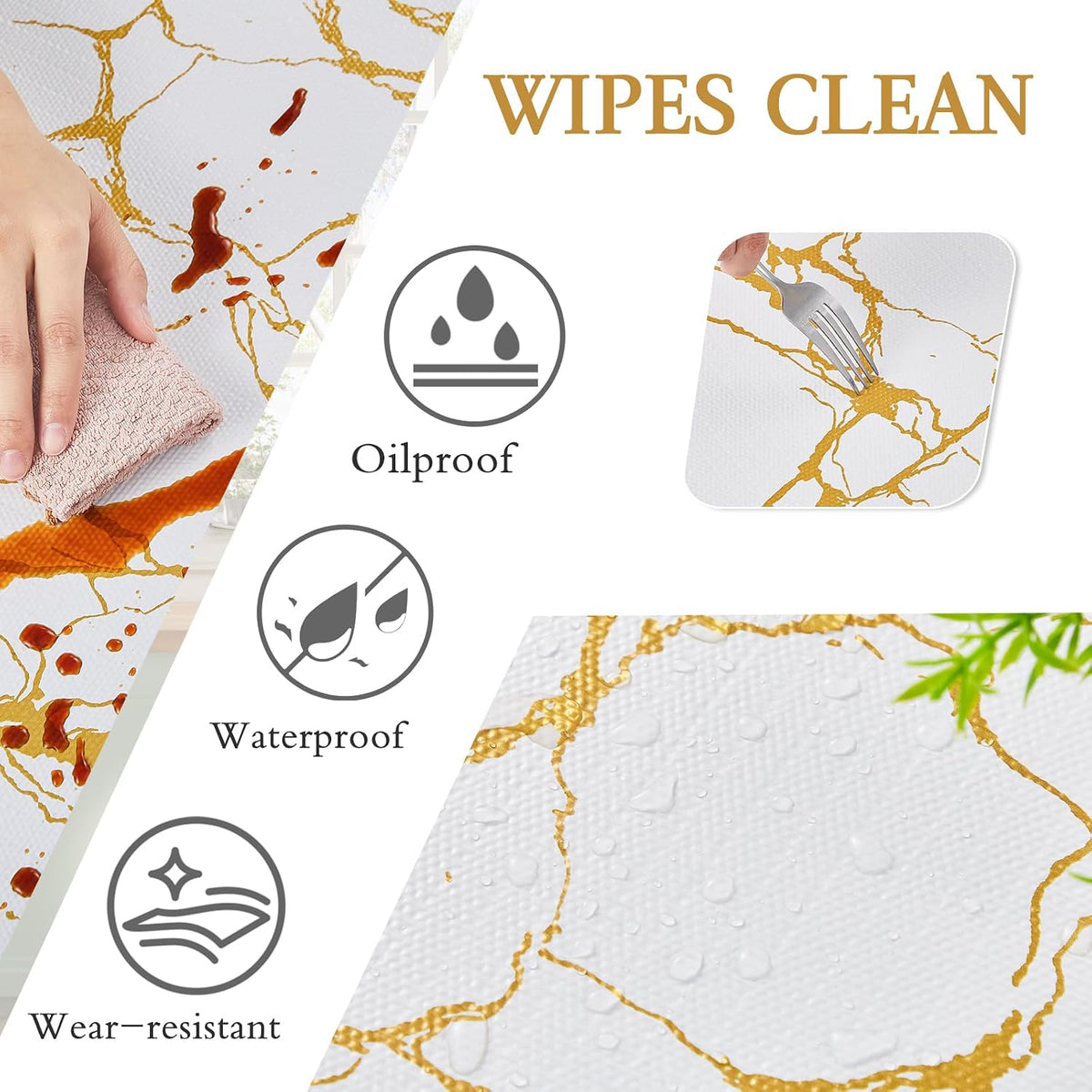 Shelf and Drawer Liner for Kitchen Cabinet Non Adhesive Non Slip