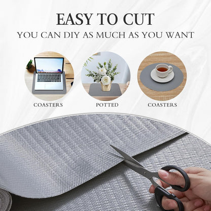 Shelf and Drawer Liner for Kitchen Cabinet Non Adhesive Non Slip