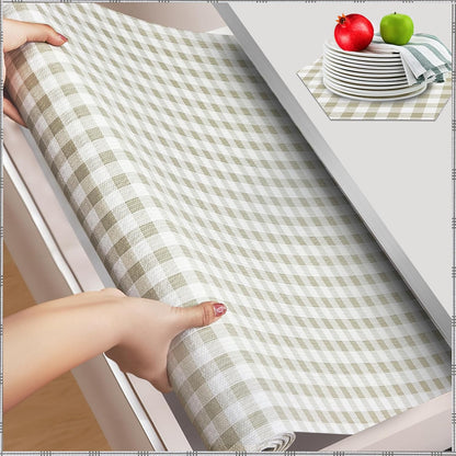 Shelf and Drawer Liner for Kitchen Cabinet Non Adhesive Non Slip