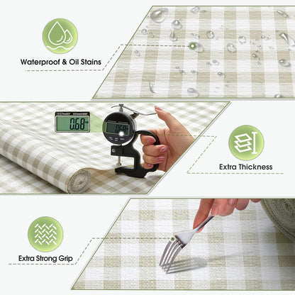 Shelf and Drawer Liner for Kitchen Cabinet Non Adhesive Non Slip