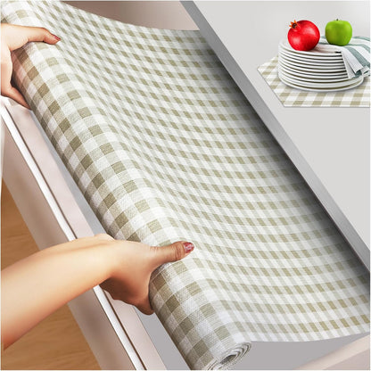 Shelf and Drawer Liner for Kitchen Cabinet Non Adhesive Non Slip