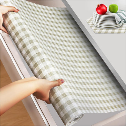 Shelf and Drawer Liner for Kitchen Cabinet Non Adhesive Non Slip