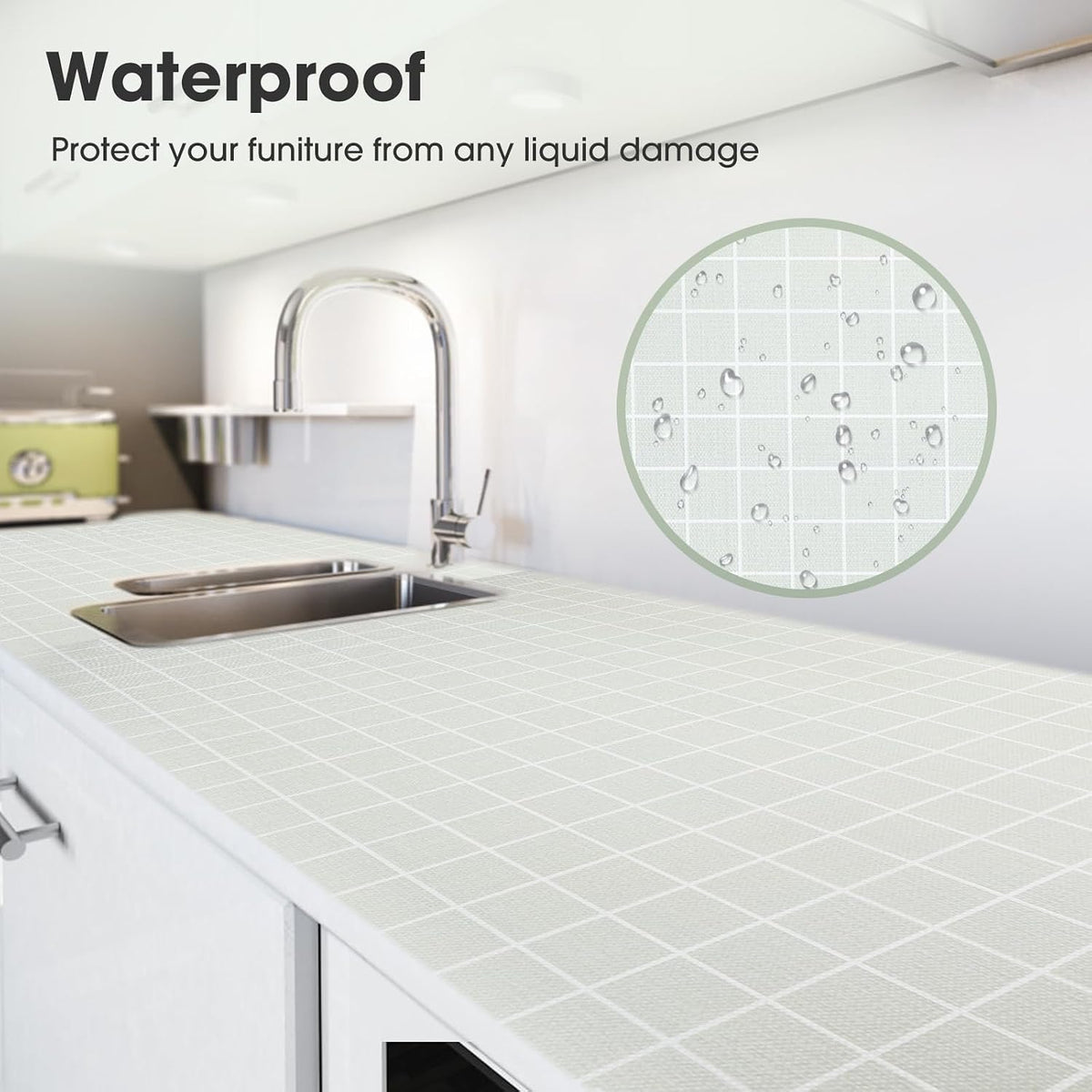 Shelf and Drawer Liner for Kitchen Cabinet Non Adhesive Non Slip