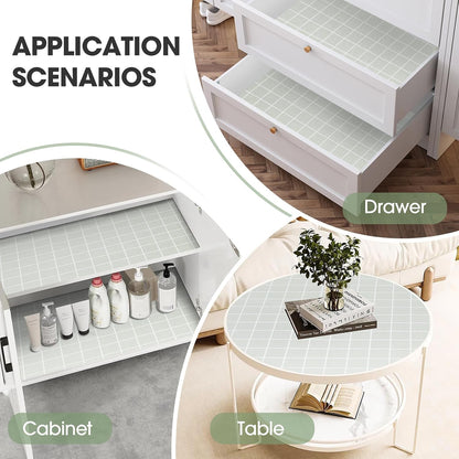 Shelf and Drawer Liner for Kitchen Cabinet Non Adhesive Non Slip