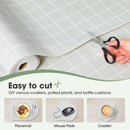 Shelf and Drawer Liner for Kitchen Cabinet Non Adhesive Non Slip