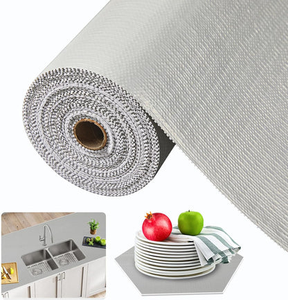 Shelf and Drawer Liner for Kitchen Cabinet Non Adhesive Non Slip
