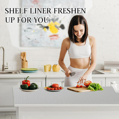Shelf and Drawer Liner for Kitchen Cabinet Non Adhesive Non Slip