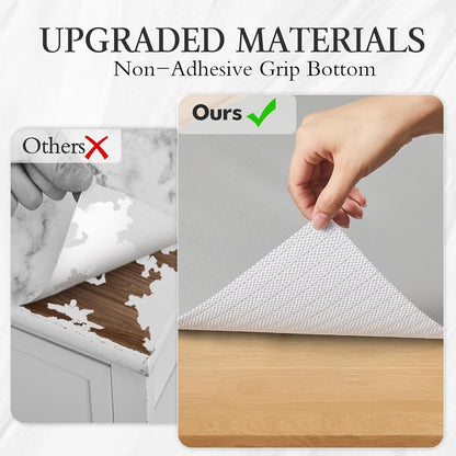 Shelf and Drawer Liner for Kitchen Cabinet Non Adhesive Non Slip