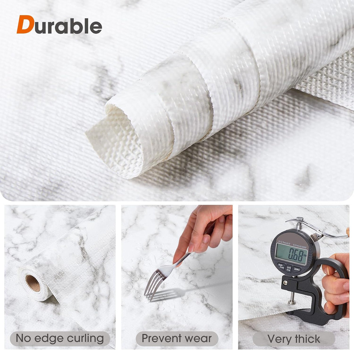 Shelf and Drawer Liner for Kitchen Cabinet Non Adhesive Non Slip