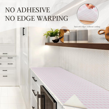 Shelf and Drawer Liner for Kitchen Cabinet Non Adhesive Non Slip