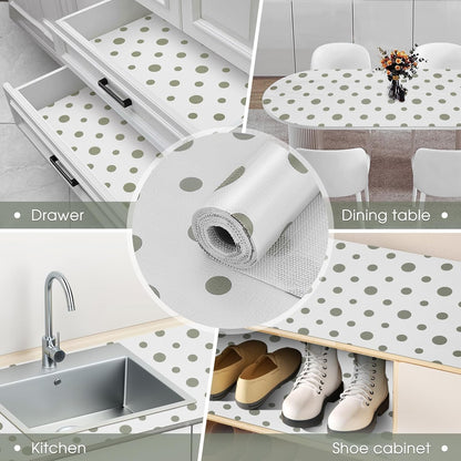Shelf and Drawer Liner for Kitchen Cabinet Non Adhesive Non Slip