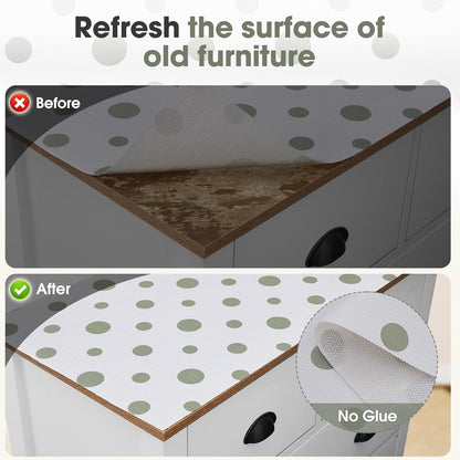 Shelf and Drawer Liner for Kitchen Cabinet Non Adhesive Non Slip