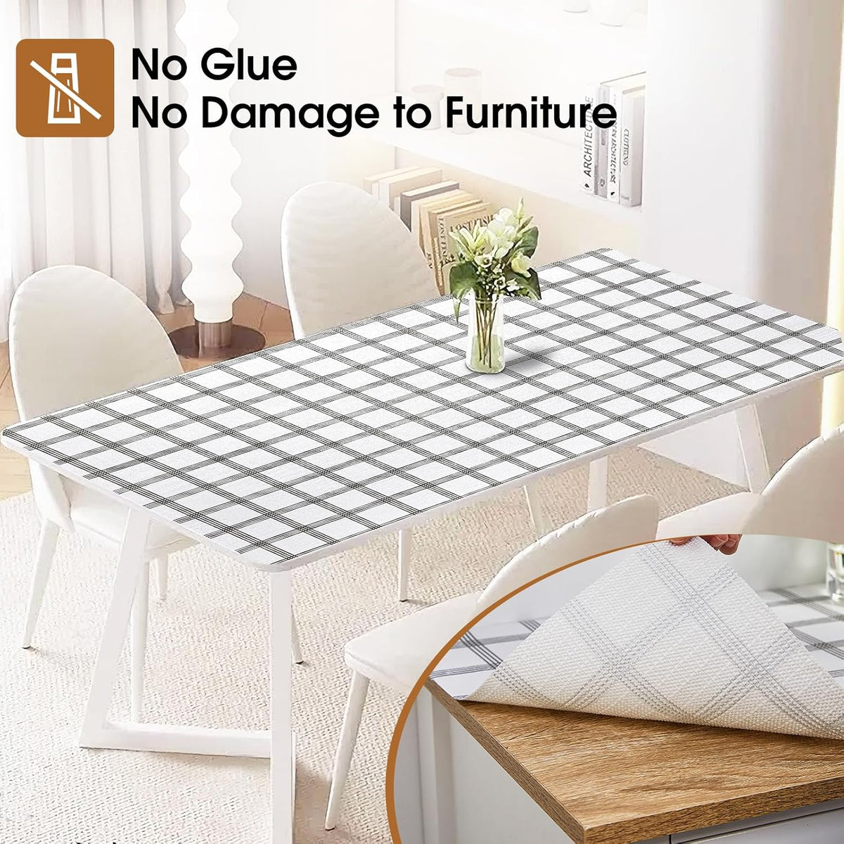 Shelf and Drawer Liner for Kitchen Cabinet Non Adhesive Non Slip