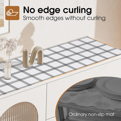 Shelf and Drawer Liner for Kitchen Cabinet Non Adhesive Non Slip