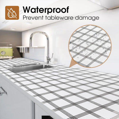 Shelf and Drawer Liner for Kitchen Cabinet Non Adhesive Non Slip