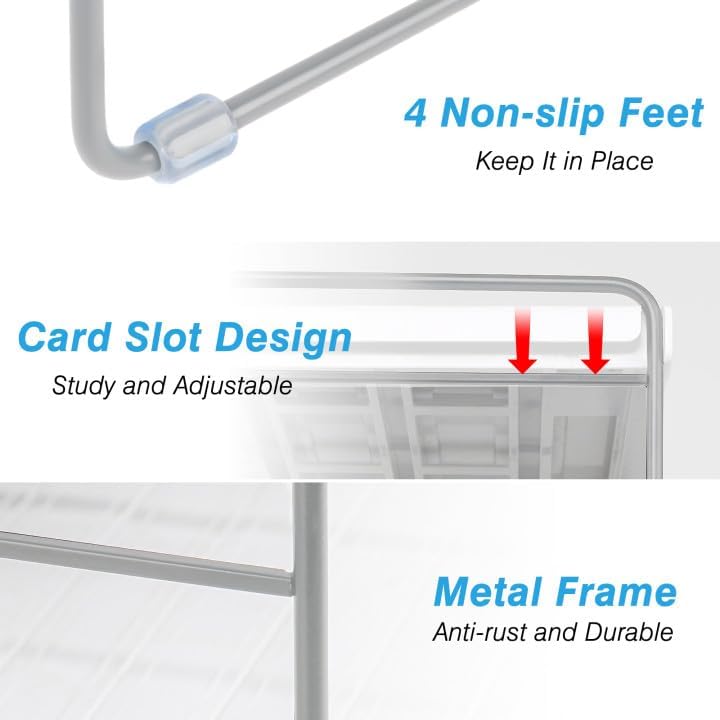 Adjustable Water Bottle Organizer Holder for Cabinet, 3-Tier Expandable Water Bottle Storage Rack for Tumblers, Travel Mugs, and Cups – Kitchen Pantry Organization and Storage for Stanley Cups