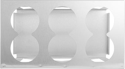 Stainless Steel Bottle Organizer - 1 Count - 6.299 x 7.087 x 0.394 Inches - Dishwasher-Friendly Condiment Holder - Kitchen Bottle Rack - Space-Saving Design - Silver