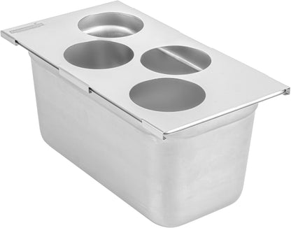 Stainless Steel Bottle Organizer - 1 Count - 6.299 x 7.087 x 0.394 Inches - Dishwasher-Friendly Condiment Holder - Kitchen Bottle Rack - Space-Saving Design - Silver