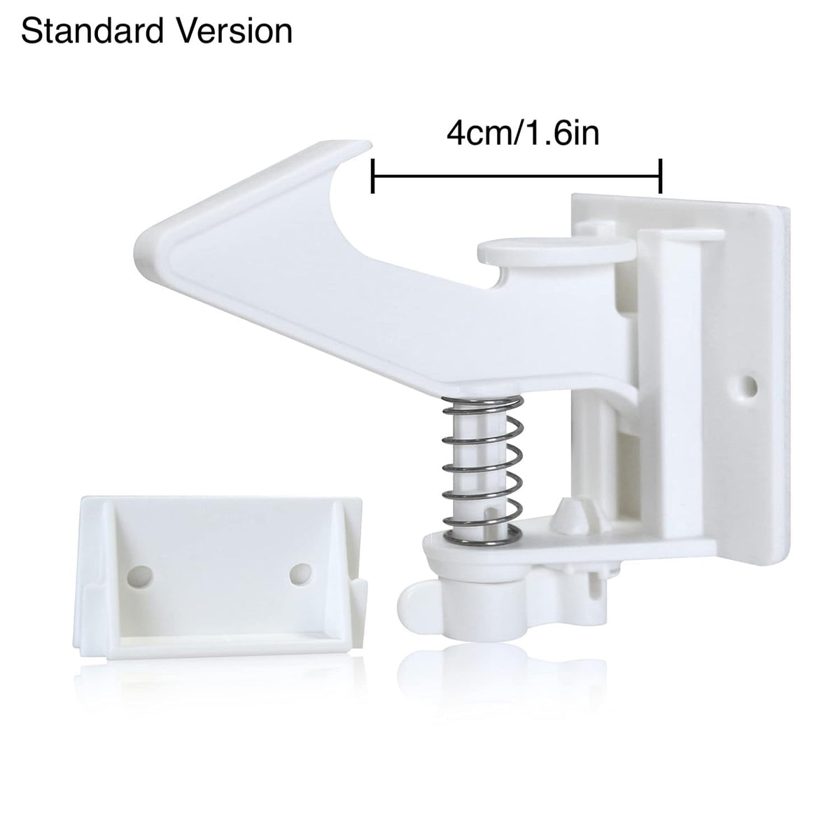 12 Pack Cabinet Locks Child Safety Latches - Easy Install No-Drill