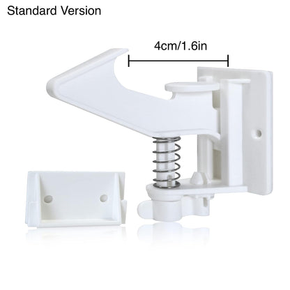 12 Pack Cabinet Locks Child Safety Latches - Easy Install No-Drill