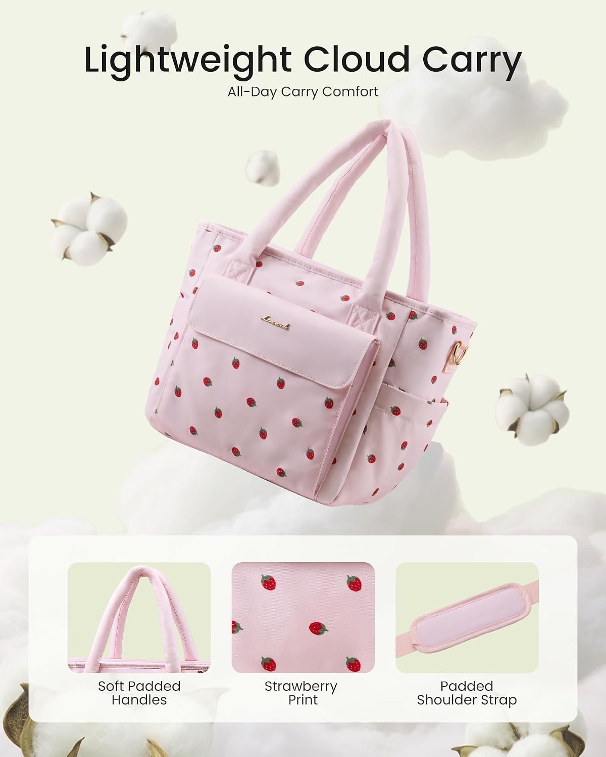Insulated Lunch Bag Women, Puffer Adult Large Lunch Box for Work