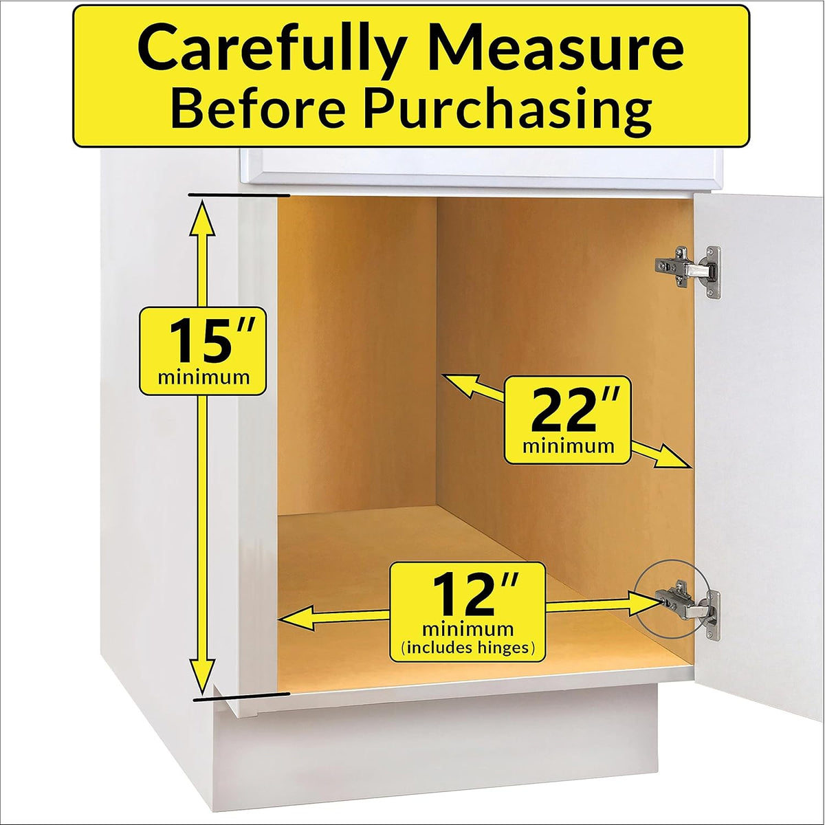 ® Pull Out Under Sink Kitchen Cabinet Organizer - 11.5 in. x 18 inch deep Drawer - Sliding Shelf Organizer for Cabinets and Undersink Storage Shelves - Lifetime Ltd. Warranty – Chrome